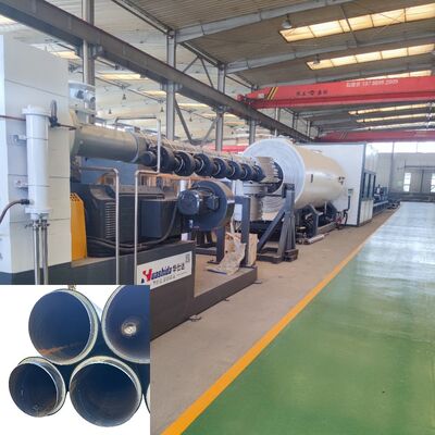 HUASHIDA HDPE Jacket Pipe Extrusion Line with Φ110-2200mm Range, Dust-Free Planetary Cutting, and  Control System