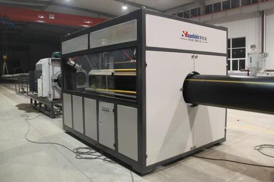 HDPE Water Drainage Tube Making Plastic Extruder Single Screw Extrusion Machine