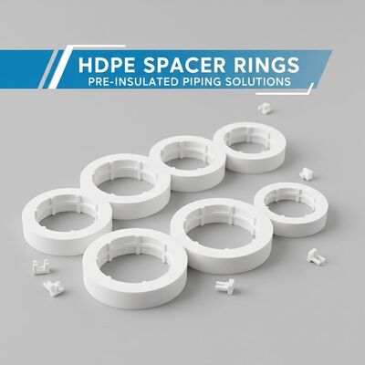 Customizable Diameter HDPE Spacer Rings for High Temperature and Medium Pressure Piping Solutions