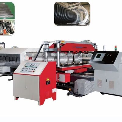 HDPE/PP Double Wall Corrugated Pipe Production Line with 1000kg/H Max Output and Corrosion Resistant Double Layer Structure