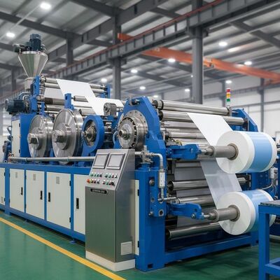 HDPE and PE Wrap Sheet Extruder with 150 - 500 kg/h Capacity and T-Die for Industrial Pipeline Protection