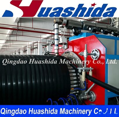 HDPE Structured Double Wall Corrugated Spiral Pipe Line for Municipal Drainage