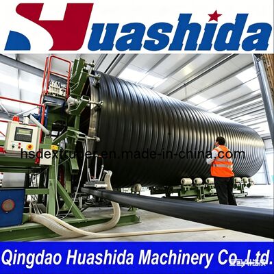 HDPE Structured Wall Spiral Weholite Pipe Production Line for Large Diameter Drainage