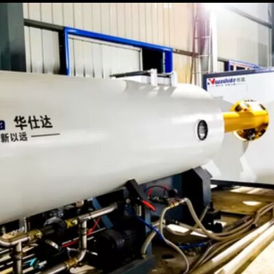 HDPE Jacket Pipe Extrusion Line with Vacuum Calibration Method PLC Control and High Efficiency for Pre-Insulated Pipes