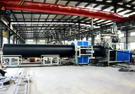 Efficient HDPE Double Corrugated Pipe Production Line with 100-5000 mm Range