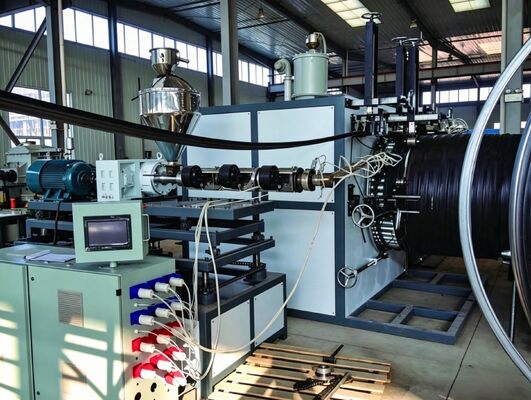 Efficient HDPE Double Corrugated Pipe Production Line with 100-5000 mm Range