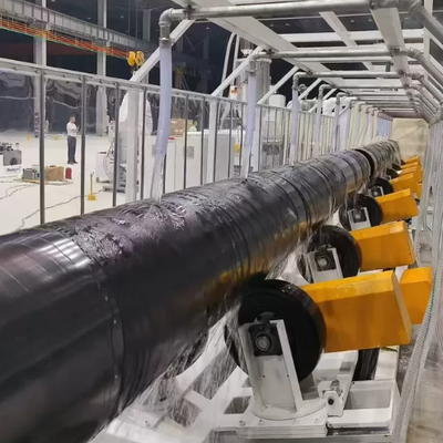 2LPE Coating Line for Steel Pipe Manufacturing with 57-3000 mm Range, Powder Coating, and 1-6 m/Min Velocity