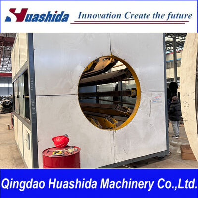 High-Speed Energy-Saving HDPE Jacket Pipe Production Line with Dust-Free Planetary Cutting