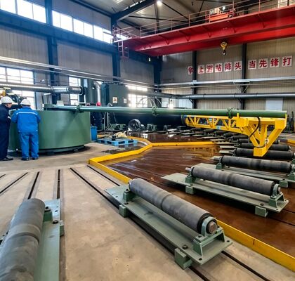 Elbow and Bend Steel Pipes Shot Blasting Equipment for Industrial Application