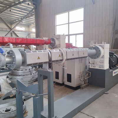 PLC Controlled HDPE Casing Extrusion Line with Vacuum Calibration Technology and Single-Screw Extruder for Pre-Insulated Pipe Production