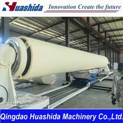 Automated Polyurethane Spray Foam Preinsulated Pipe Production Line with High-Pressure Foaming Machine for 500-1600mm Pipe Diameter Range