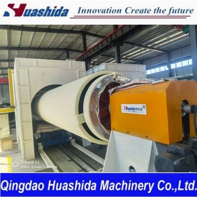 Automated PLC Control Pre-Insulated Pipe Production Line with High-Pressure Foaming Machine for 500-1600mm Diameter Range