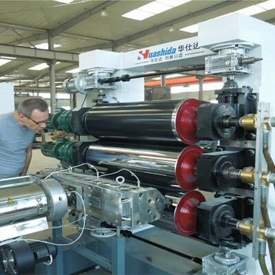 Plastic Sheet Extrusion Line for Single & Multilayer Sheet with Maximum 3000mm Width and 0.1-30mm Thickness