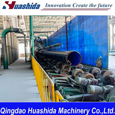 3LPE Coating Pipe Production Line Supporting Steel Pipe Surface Treatment with Shot Blasting and Durable Anti Corrosion Coating Application