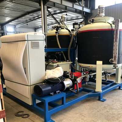 508-1620mm Insulated Steel Pipe PUR Spray PE Wrapping Production Line
