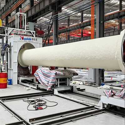 508-1620mm Insulated Steel Pipe PUR Spray PE Wrapping Production Line