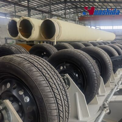 Polyurethane spraying foam preinsulated steel pipe making machine