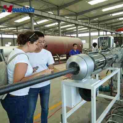 PERT Pre Insulated Pipe Production Line Integrating Extrusion and Foaming Processes for Seamless Production of Insulated Pipes
