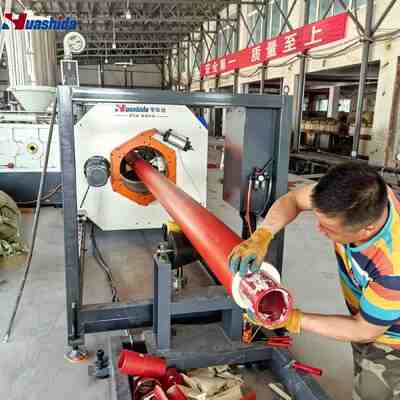 PERT Pre Insulated Pipe Production Line Integrating Extrusion and Foaming Processes for Seamless Production of Insulated Pipes