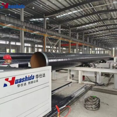 Sa2.5 Steel Pipe Outer Wall Shot Blasting Abrator Blaster line