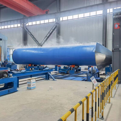Steel Pipe Internal & External Fbe Coating Production machine with Rust Removal