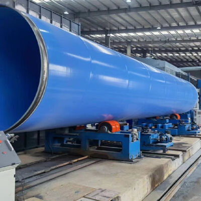 Steel Pipe Internal & External Fbe Coating Production machine with Rust Removal