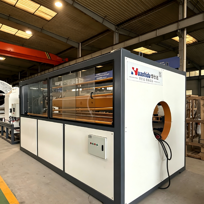 PE Series Vacuum Calibration Line for Pre-Insulated HDPE Casing Pipe with 110-2200mm Specification and Rigid Polyurethane Foam Insulation
