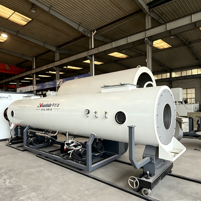 PE series vacuum calibrating method pre-insulated pipe outside casing extrusion line