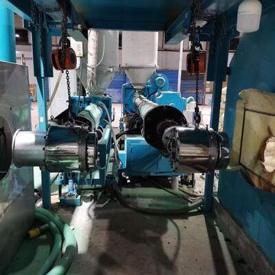 Steel pipe 3-layer polyethylene anti-corrosion coating line