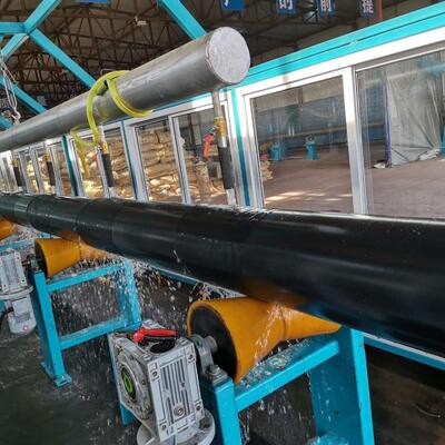 Steel pipe 3-layer polyethylene anti-corrosion coating line