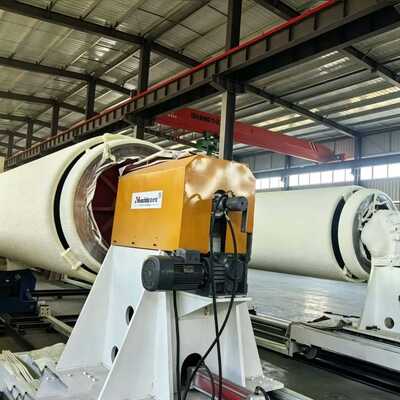 Automatic Polyurethane Spray HDPE PE Wrapping Steel Pipe Thermal Insulation Machine