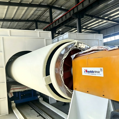 Continuous Polyurethane Spraying Thermal Winding Polyethylene Production Line