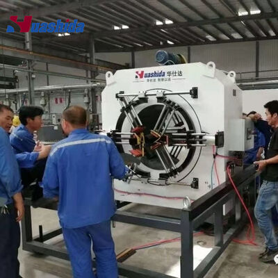 High-Speed Energy-Saving HDPE Jacket Pipe Production Line with Dust-Free Planetary Cutting