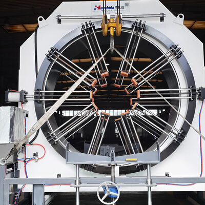 Vacuum Calibration HDPE Jacket Pipe Extrusion Line for District Heating Pre-Insulated Pipe