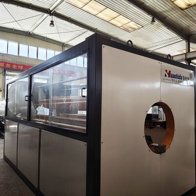 HDPE Outer Casing Pipe Extrusion Line with PLC Automatic Control System and Vacuum Calibration Method for Pre-Insulated Steel Pipe Production