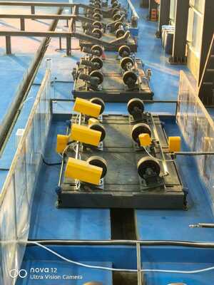 Full Automatic TPEP FBE 3LPE Steel Pipe Anti Corrosion Coating Line with Shot Blasting Machinery