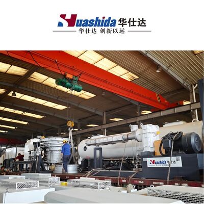 High Reliable PU Foaming Injection Pipe HDPE Jacket Extrusion Line

