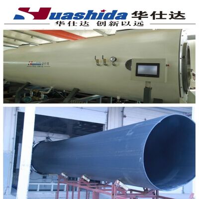 High Reliable PU Foaming Injection Pipe HDPE Jacket Extrusion Line

