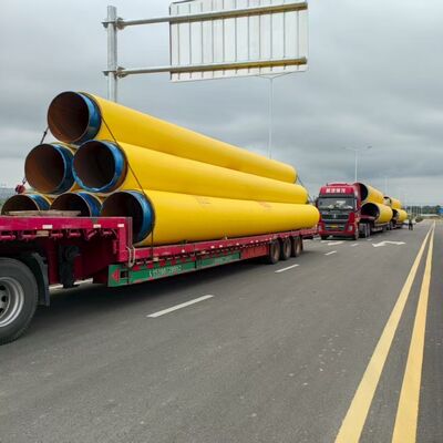 High Reliable PU Foaming Injection Pipe HDPE Jacket Extrusion Line

