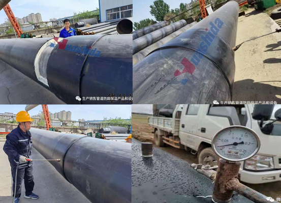 شريط الـ HDPE غير مسام الـ Electrofusion Sleeves للـ Preinsulation Pipe Joints مقاوم للماء ودائم