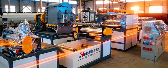 HDPE Heat Shrinkable Sleeve Production Line with 200 Kg/H Capacity and 1.5 Kw Power for Fully Automated Manufacturing