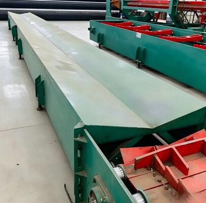 Pre-Insulated & Steel Pipe Drag Chain Conveyor Threading Assembly Machine with Chain Transmission and 200 - 1500 mm Specification