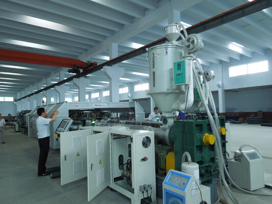 Automatic Double Wall Corrugated Pipe Production Line for HDPE Drainage Pipe Manufacturing