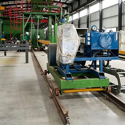 Internal Pipe Bore Shot Blasting Machine for Steel Pipe Derusting with 89 - 4200 mm Range, Automated Indexing and Rotation, and Closed-Loop Shot Recovery