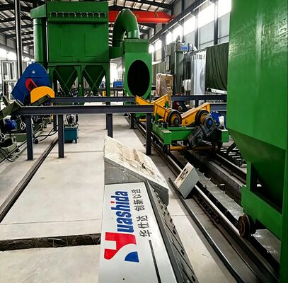 Internal Pipe Bore Shot Blasting Machine for Steel Pipe Derusting with 89 - 4200 mm Range, Automated Indexing and Rotation, and Closed-Loop Shot Recovery