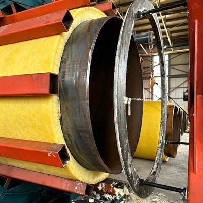 HDPE Jacket Pipe Casing Extrusion Line with Dust-Free Cutting for Pre-Insulated Pipe