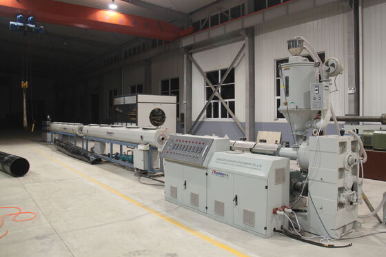 Automatic HDPE Solid Wall Pressure Pipe Extrusion Line for Water Supply