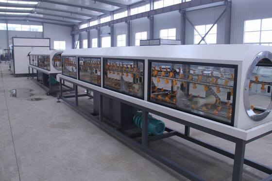 Automatic HDPE Solid Wall Pressure Pipe Extrusion Line for Water Supply