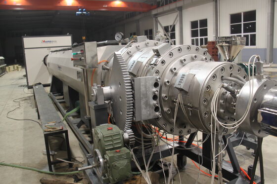 Automatic HDPE Solid Wall Pressure Pipe Extrusion Line for Water Supply