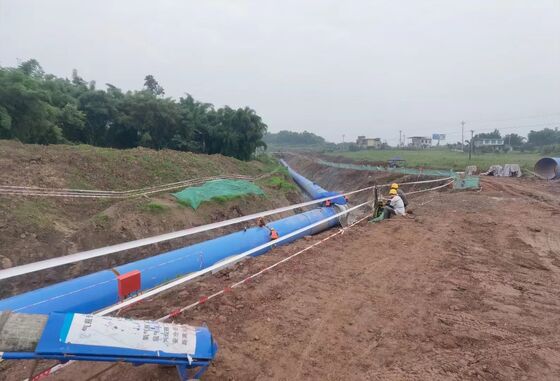 Internal And External Anti-Corrosion Coating Production Line For Steel Pipe